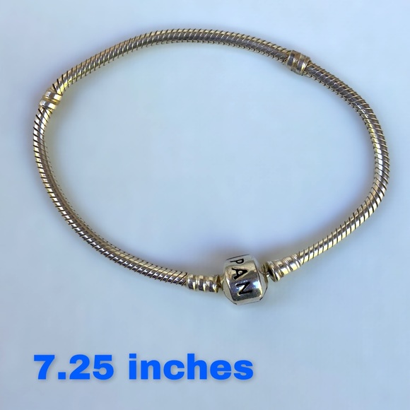 Pandora Moments Snake Chain Bracelet 7.5 inches - Picture 1 of 1